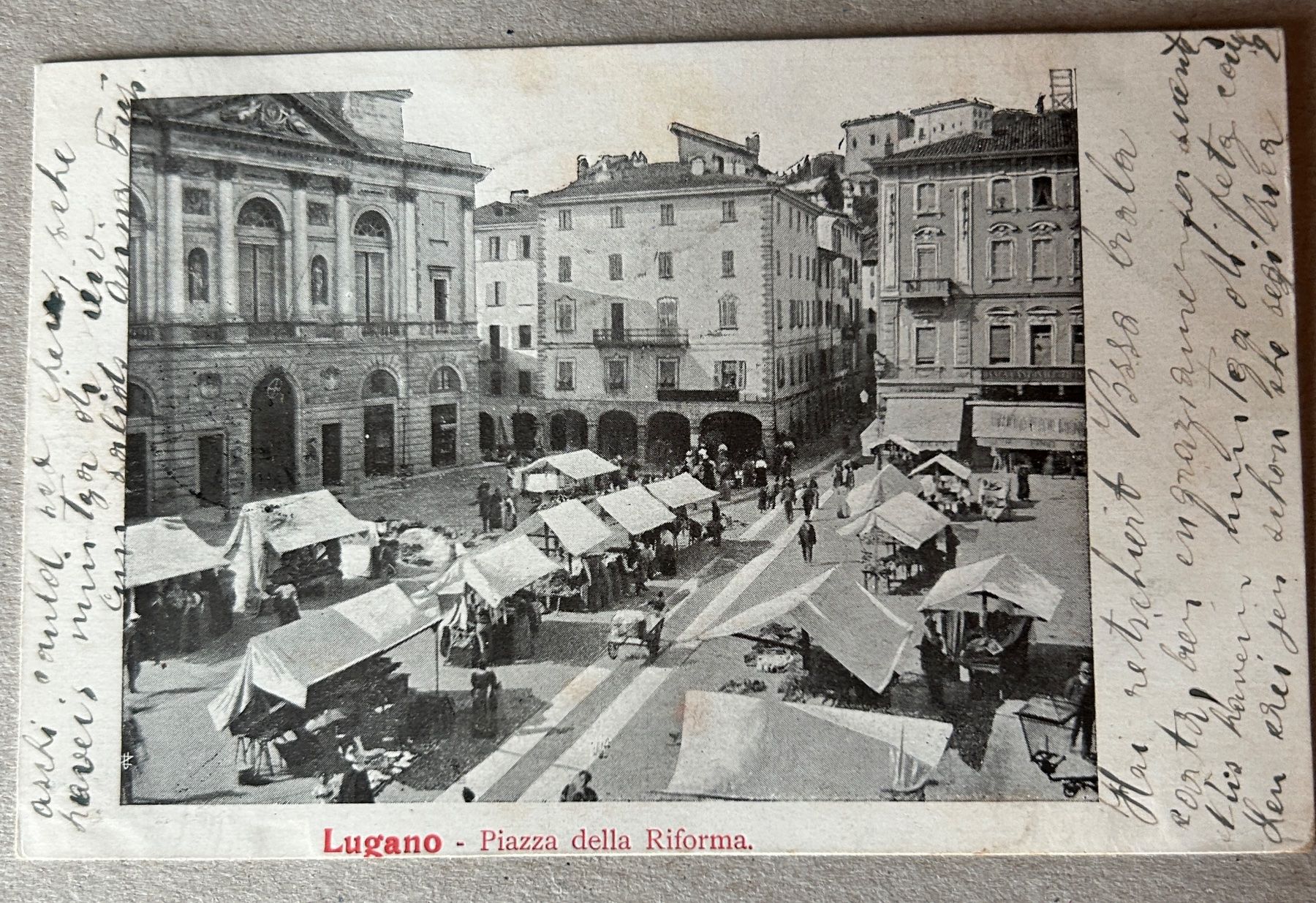 Cartoline postali: AK Lugano – Usato da Untervaz venduto da buesmig