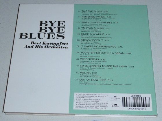 CD: Bert Kaempfert - Bye Bye Blues [Polydor] – Usato da Unterbäch venduto da yohanson 1