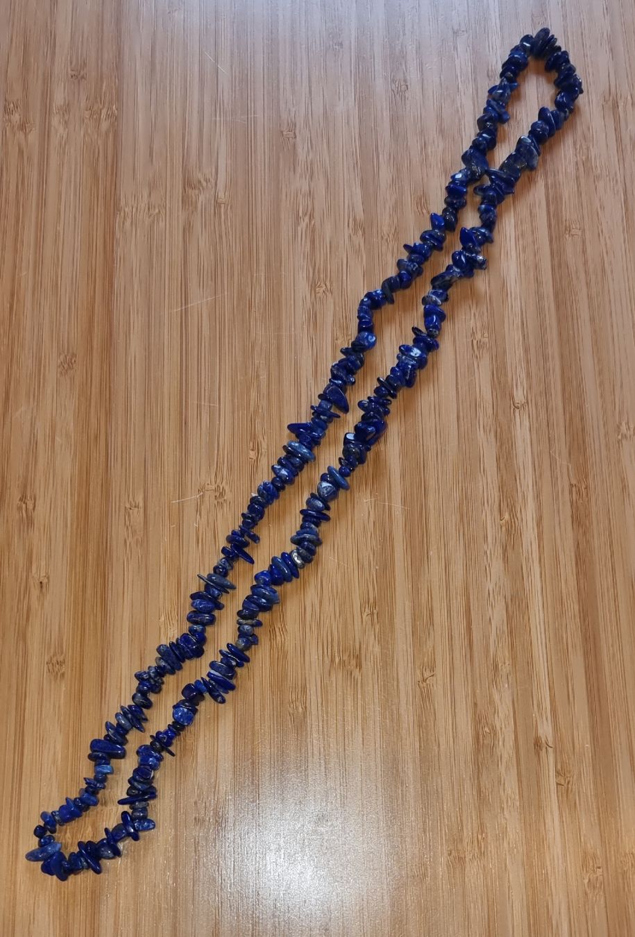Minerali & Pietre curative: Lapislazuli Splitter 3-15mm. Strang 80cm. – Nuovo e nell'imballaggio originale da Menziken venduto da Mirager 1