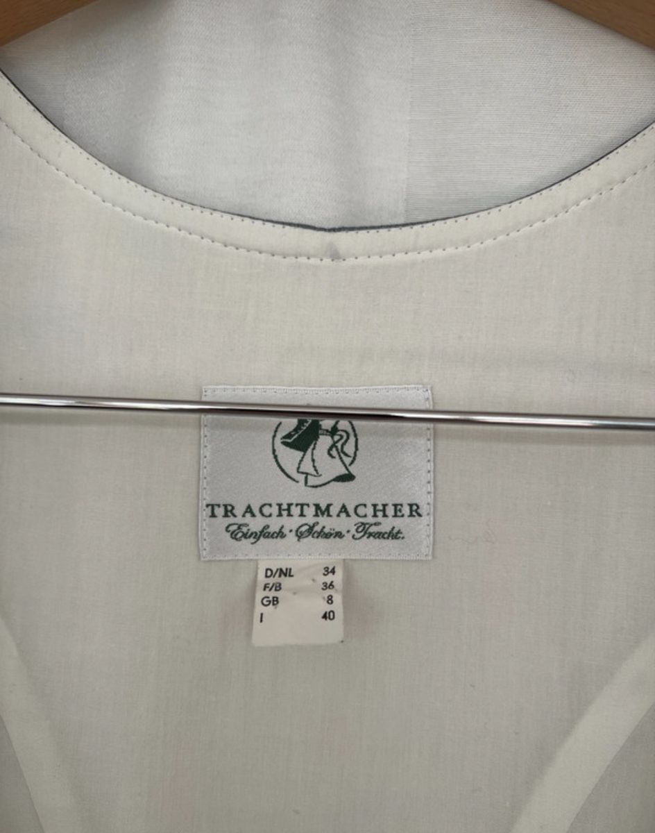 Vestiti: Dirndl Trachtmacher grau Seide Gr. 34 – Usato da Zürich venduto da janni_jj12 4