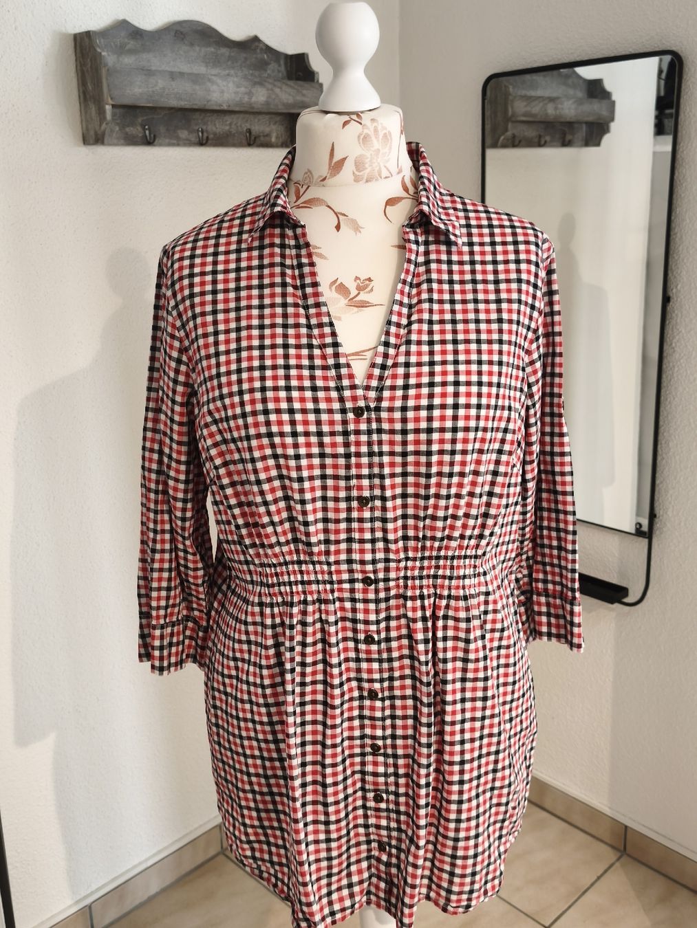 Camicette: John Baner Blusen,kariert, Gr. XL – Nuovo (secondo la descrizione) da Emmetten venduto da SecondhandSiska