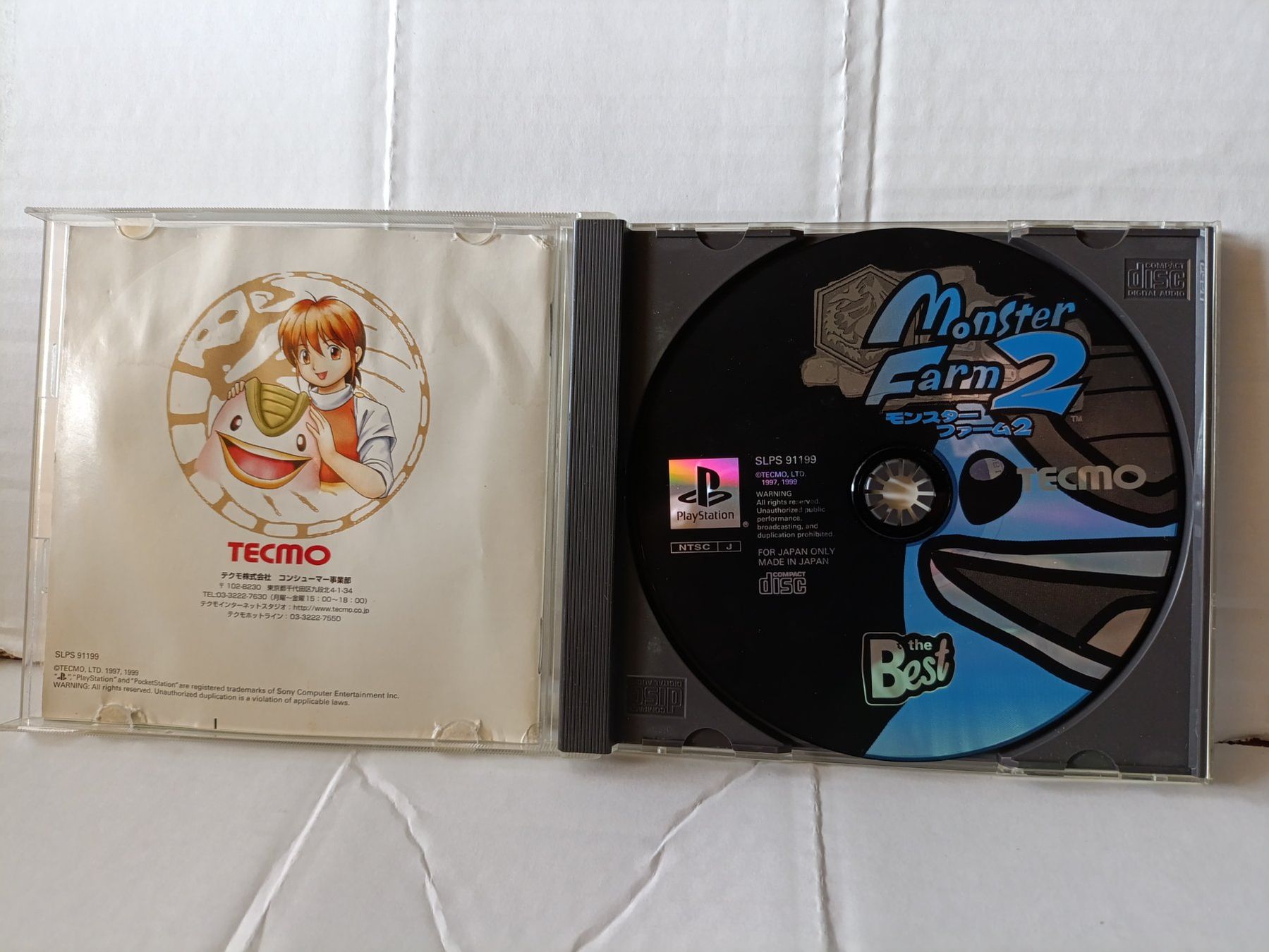 Sony Giochi: Monster Farm 2, PS1 Spiel, Tecmo – Usato da Wil SG venduto da Donaldus 2