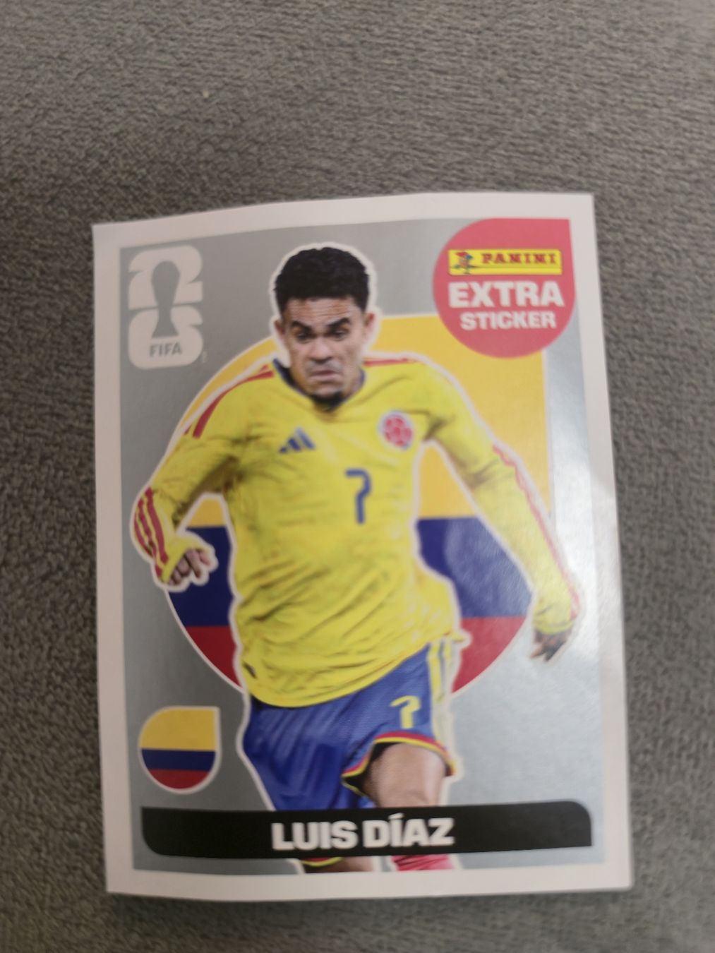 Panini Carte collezionabili: Luis Diaz Extra Sticker – Nuovo e nell'imballaggio originale da Bern venduto da fej_r6ky