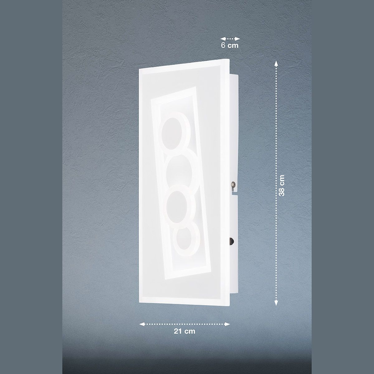 Lampade: LED Wandleuchte, 38 cm x 21 cm – Nuovo (secondo la descrizione) da Kreuzlingen venduto da Smart-Light 4