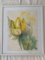 Aquarell, gerahmt, verglast