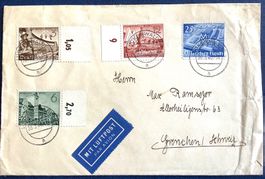 1940 Deutsches Reich Zensurbrief -Satzbrief Leipziger Messe
