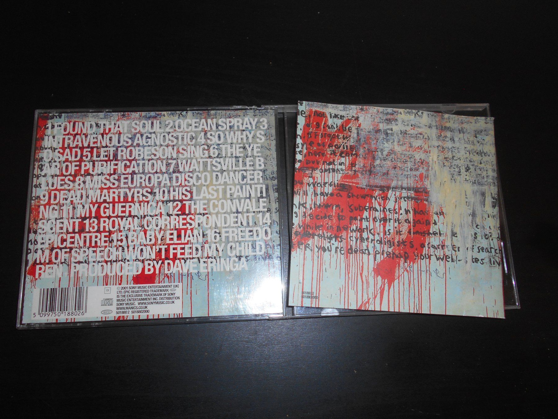CD: Manic Street Preachers – Know Your Enemy / 2001 – Usato da Aarberg venduto da witchhunter01 1