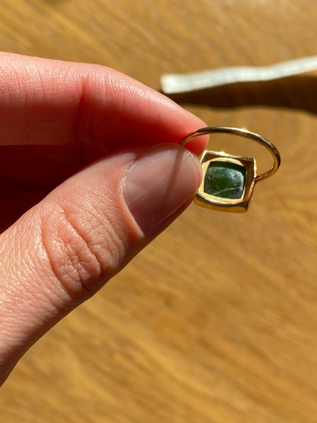 Olga Ribler Anelli: Goldring mit Turmalin – Usato da Bern venduto da Blu_Bern 7