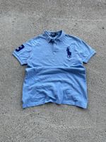 Polo Ralph Lauren Shirt Gr L Hellblau Big Pony 3 Sommer Top 