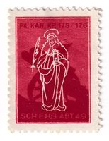 Soldaten Briefmarke