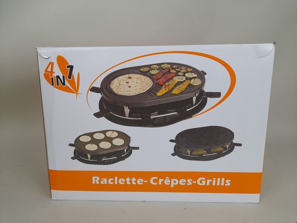 4 in 1 Raclette-Crêpes-Grill-Ofen | Kaufen auf Ricardo