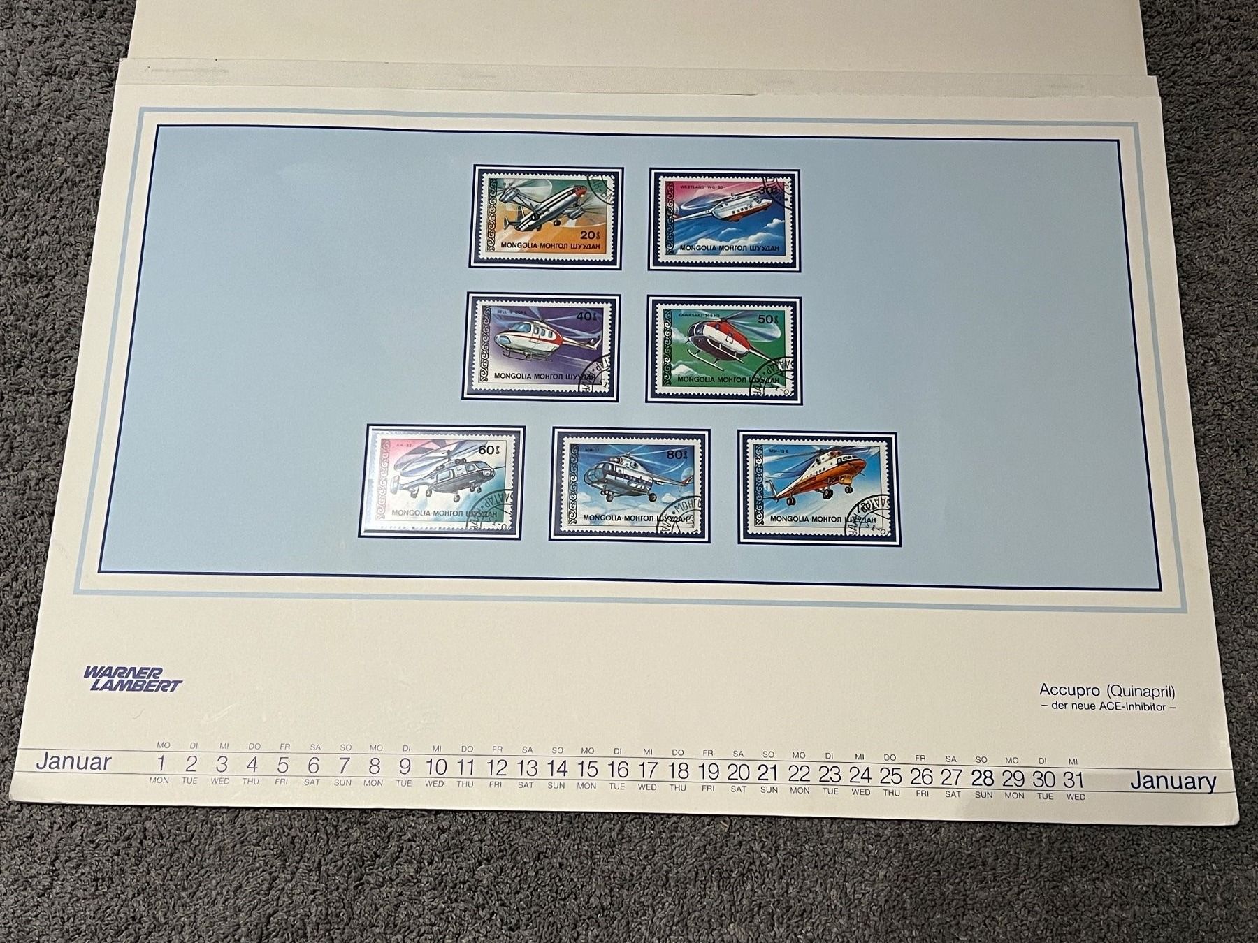 Tutti i francobolli: Calendrier de timbres du monde 1990 – Usato da Murist venduto da kalmec 2