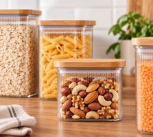 Ripple Vorratsglas Eckig | 0.5 L von Lieblingsglas