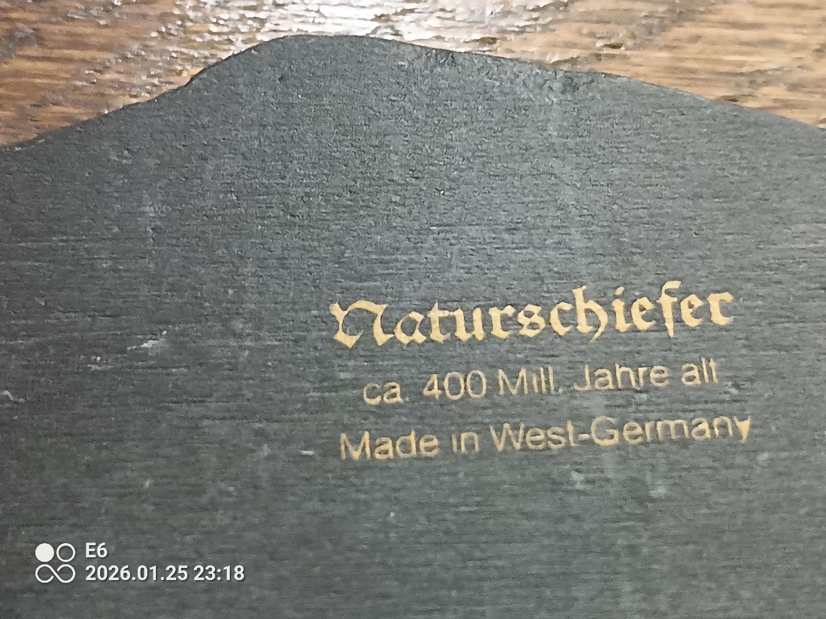 Stand- & Wanduhren: Kaminuhr aus Schifferstein – Neu (gemäss Beschreibung) aus Zürich von Mitzi6 3