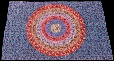 Wandtuch Mandala aus Baumwolle, als Decke Vorhang Deko