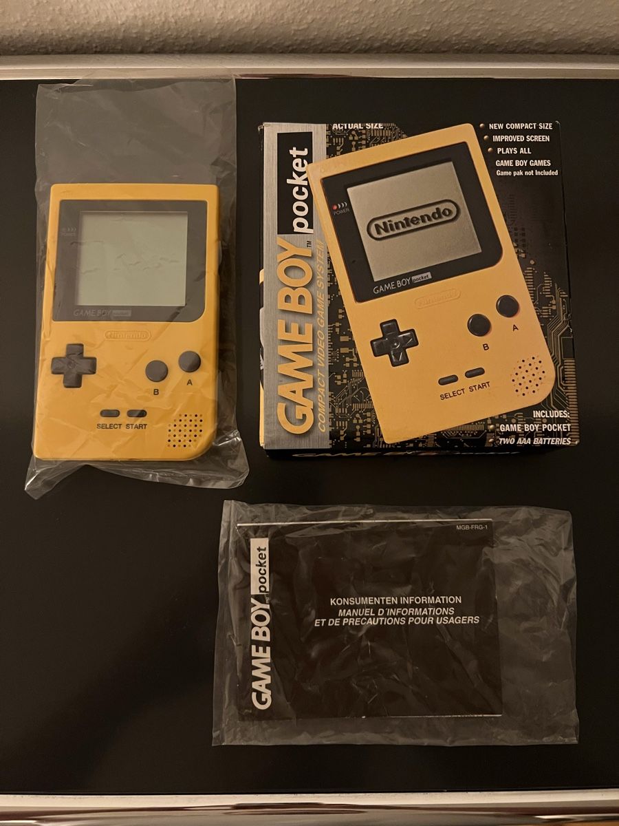 Nintendo Console: Nintendo Game Boy Pocket Gelb OVP – Usato da Schönenbuch venduto da retrohunter 1