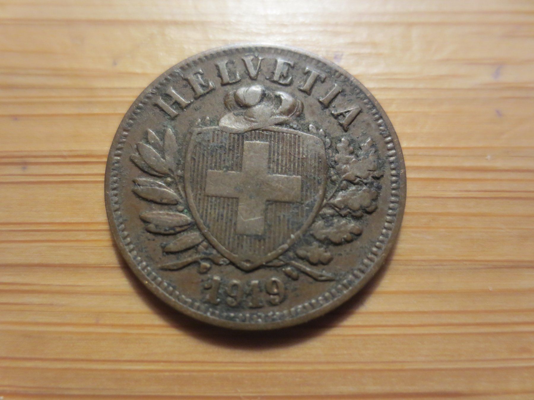 Tutti le monete: Münze 1919 Nr. 2 – Usato da Weier im Emmental venduto da waefler03 1