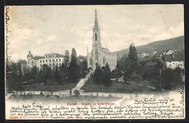 AK Zürich-Unterstrass, Kirche, 1904