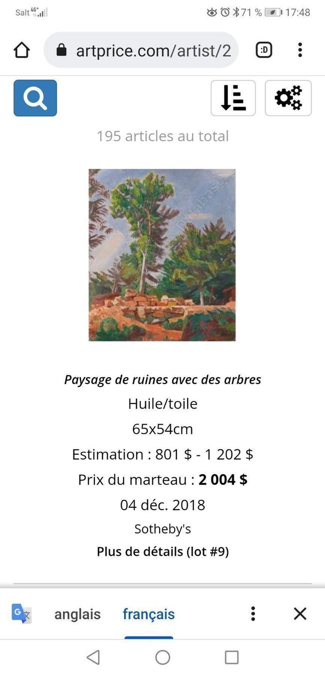 Tableaux: ALEXANDRE BLANCHET(1882-1961) – D'occasion à Genève par Qanil77 6