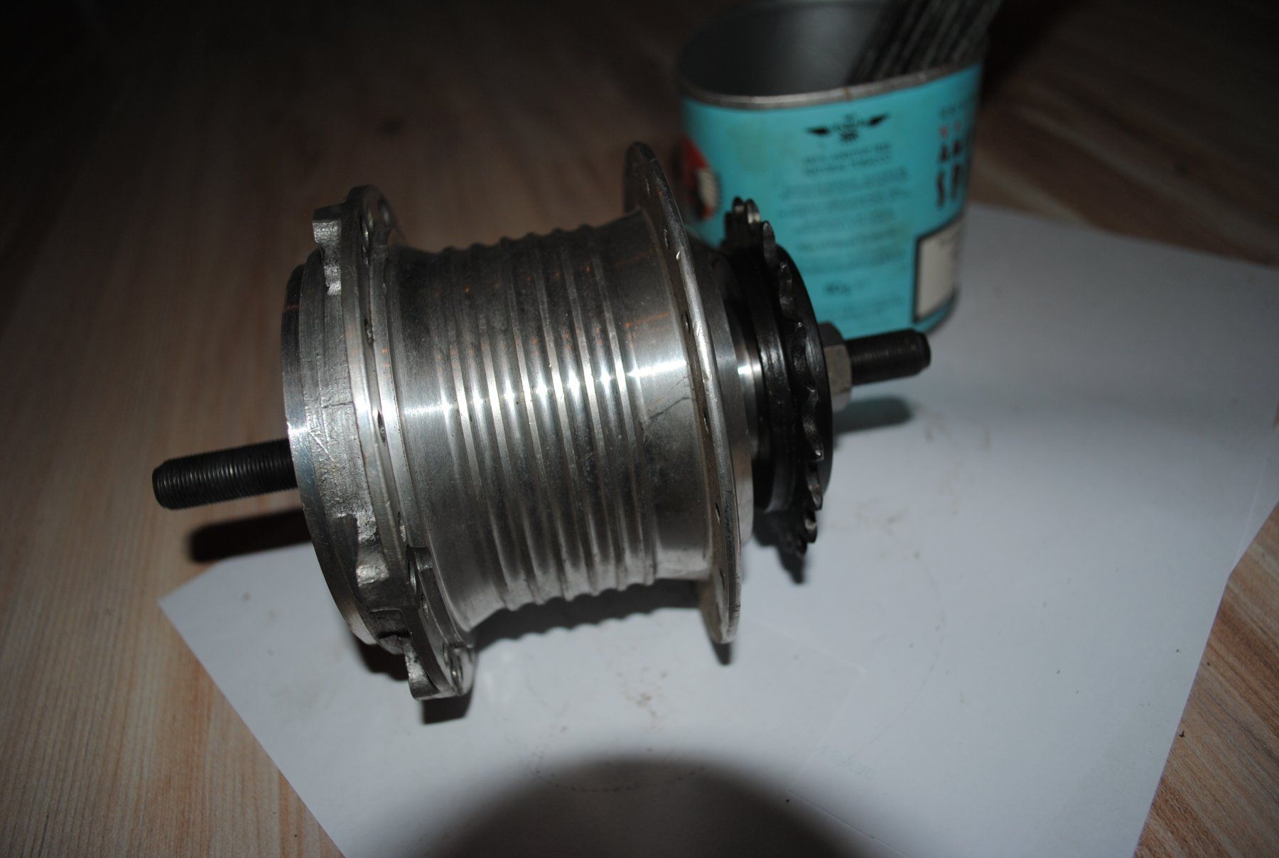 Puch Parti ricambio per ciclomotori: Radnabe PUCH Speichenrad hinten original – Usato da Subingen venduto da Baergarage 4