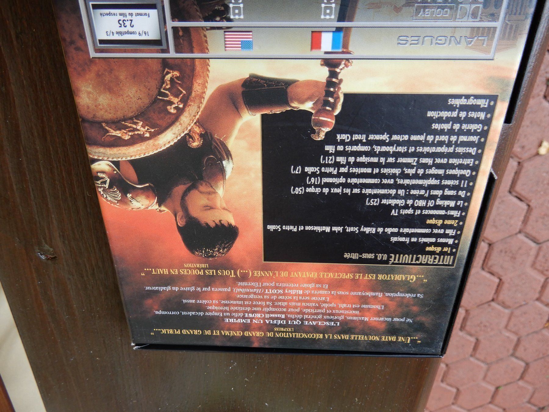 Tous les DVDs: Gladiator DVD DTS – D'occasion à Worben par MaKo3252 1