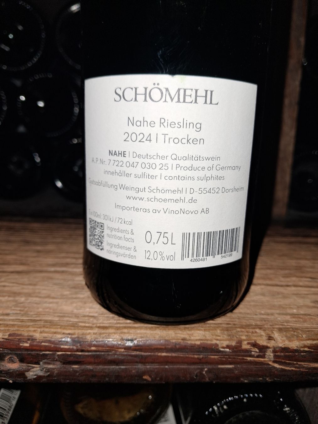 Vino: Riesling Weingut Schömehl 2024  – Nuovo e nell'imballaggio originale da Le locle venduto da juliensaran 3
