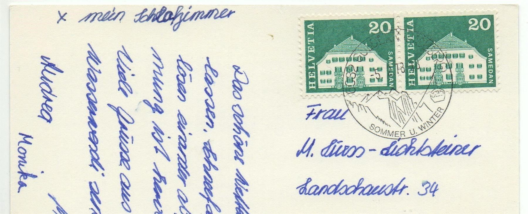 Cartoline postali: GOLDERN HASLIBERG – Usato da Jona venduto da philajona 1