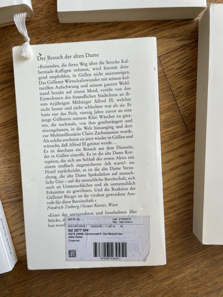 Libri: Diogenes Paket 8 Bücher – Usato da Basel venduto da Sarah921 3