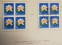 1964, Geschenkheft Pro Juventute ET, im 4-Block Kt. .-++