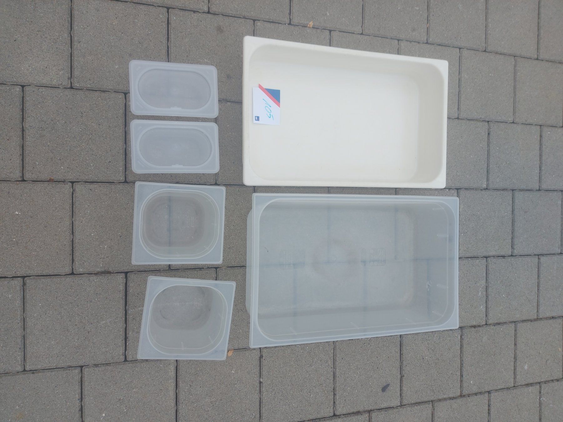 Komplettküchen: Gastronorm Behälter Set gebraucht (105) – Gebraucht aus Rheinau von profitronic.shop