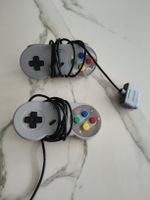 2 x Controller für SNES grau guter Zustand