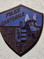 Polizei abzeichen Badge Police cantonale jurassienne Blau