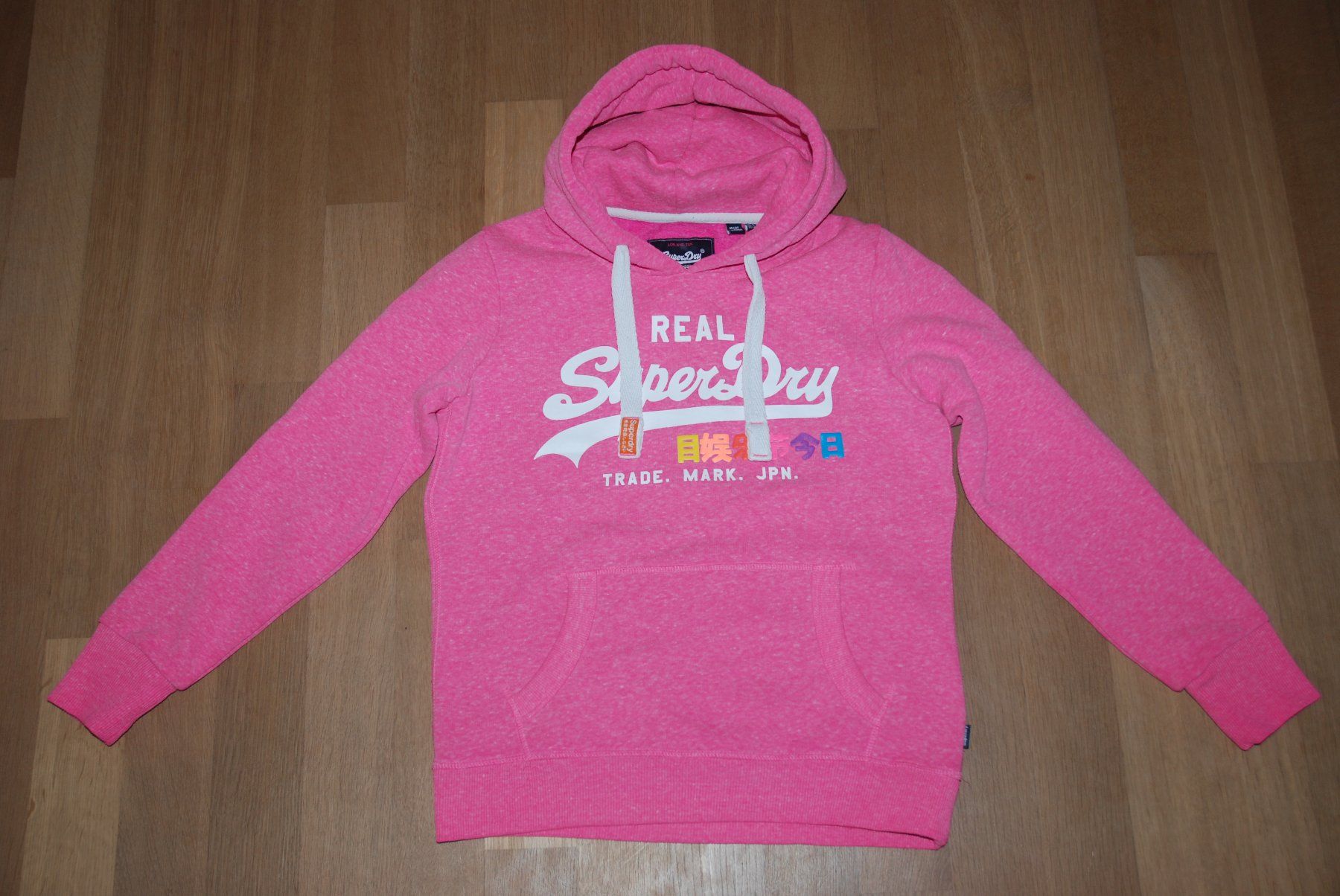 Superdry Maglioni & Felpe: Kapuzenpullover Superdry, pink mit Print, Gr. 40 – Usato da Laupen BE venduto da sabale