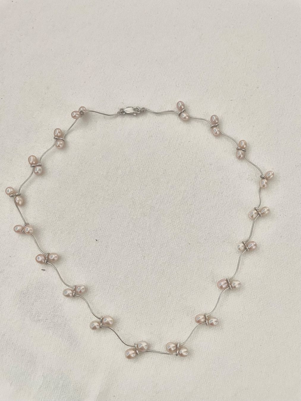 Catenine: Süsswasser Perlenkette Rosa Delicate – Nuovo (secondo la descrizione) da Nussbaumen AG venduto da Habiana