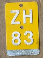 ZH 83 - TÖFFLINUMMER - MOFASCHILD - PLAQUE DE MOFA - ZH 83