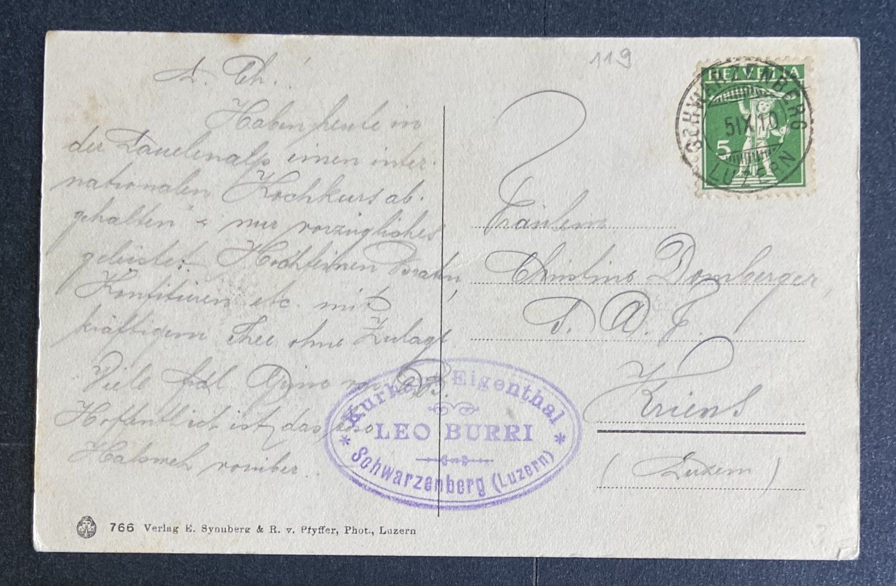 Ansichtskarten: AK Kapelle Eigenthal – Gebraucht aus Böckten von Hansi36 1