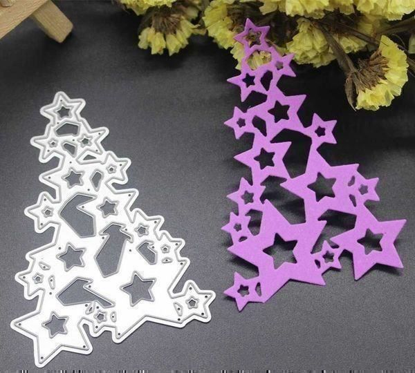 Pochoirs: BAUM AUS STERNEN STANZSCHABLONE – Neuf avec emballage d'origine à Affoltern am Albis par scrapbooking