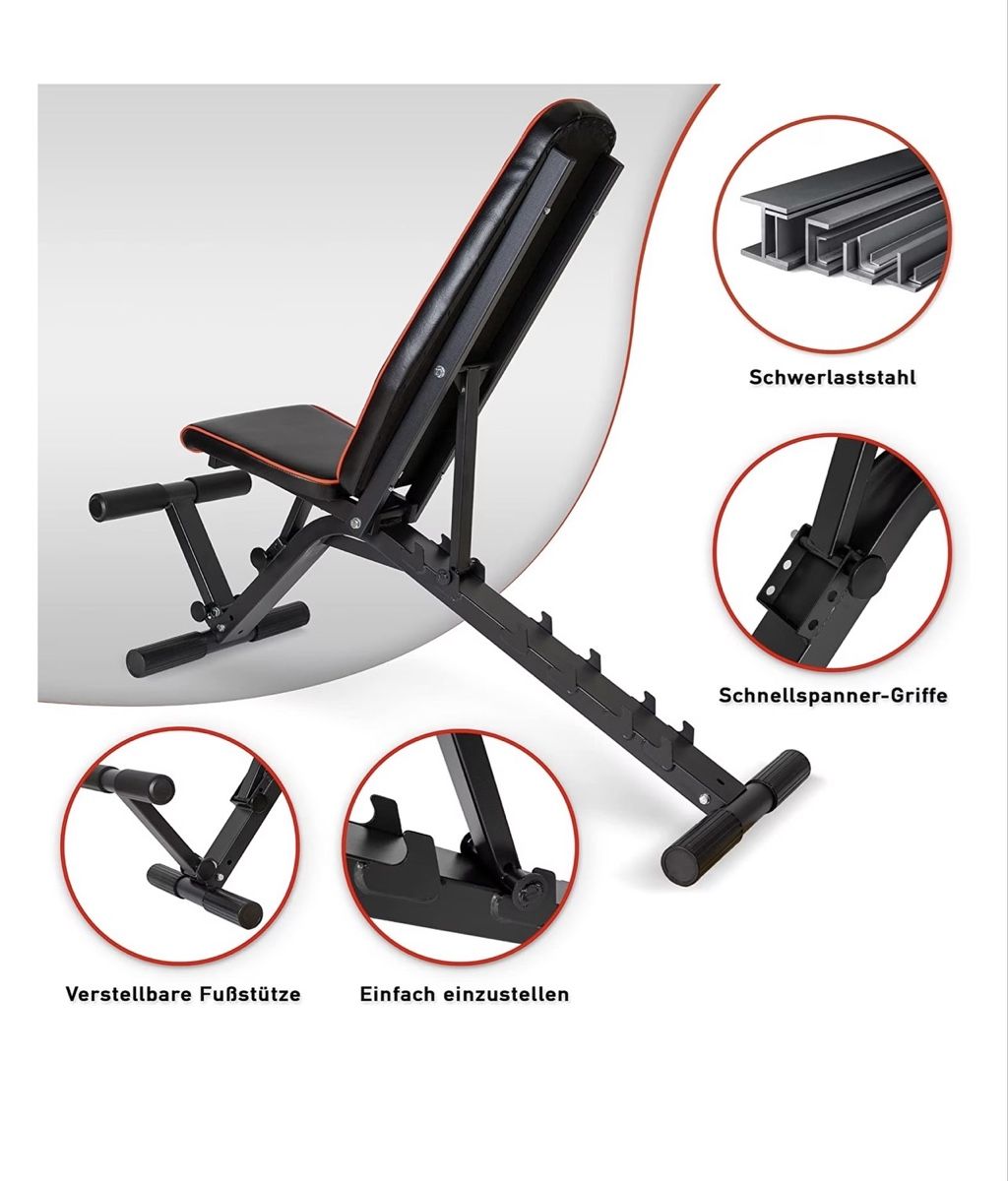 Hometrainer: Hometrainer Hantelbank – Nuovo (secondo la descrizione) da Pfeffingen venduto da Jbieli 1