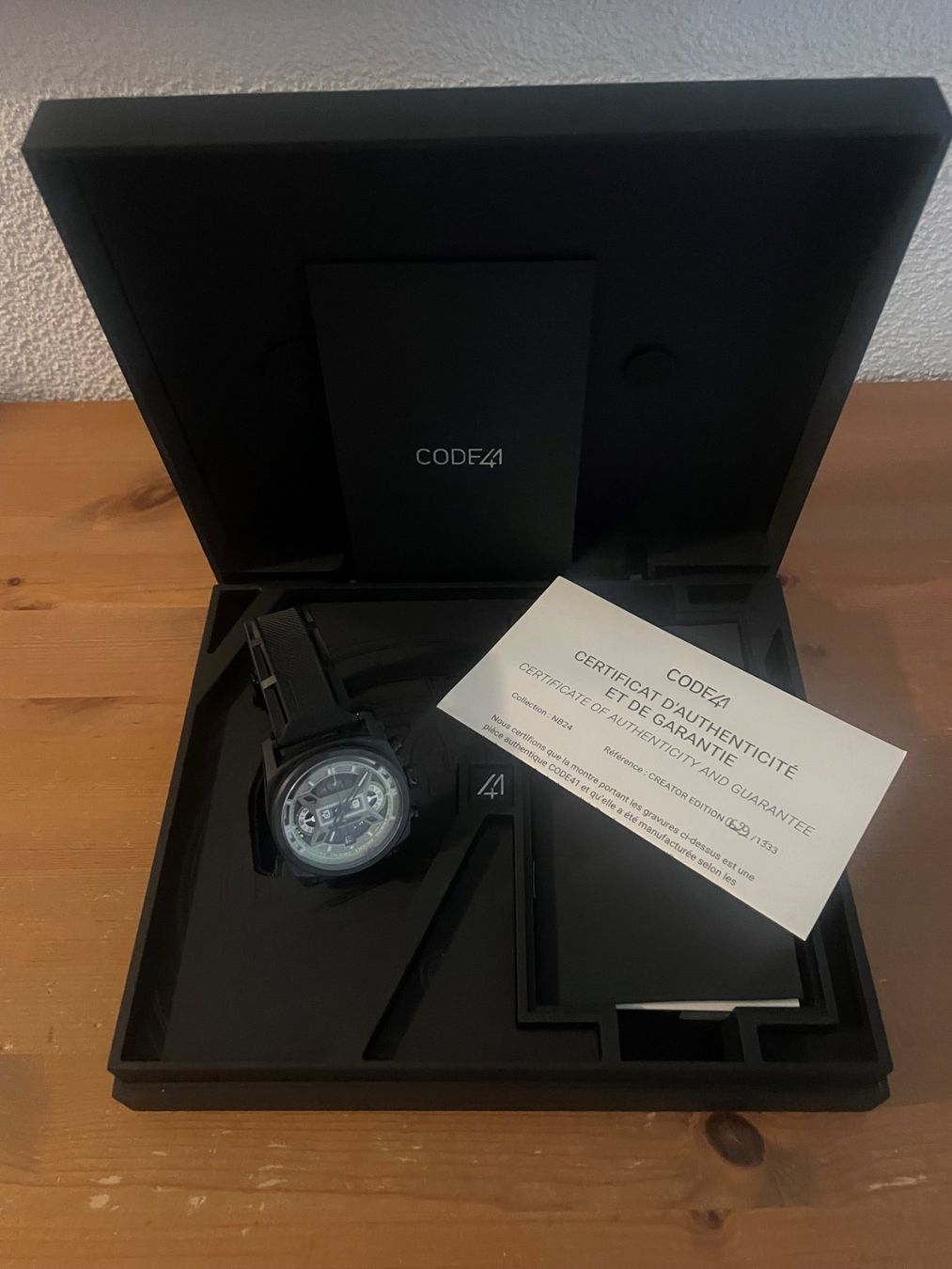 Orologi: Herren Uhr CODE41 NB24 Chrono Carbon Luxus – Nuovo (secondo la descrizione) da Bassersdorf venduto da Zorromobi0 3