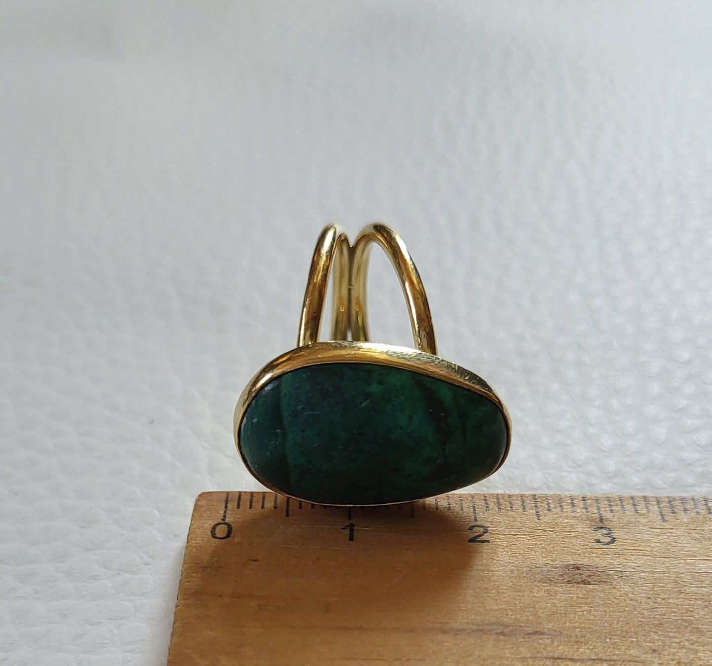 Anelli: 18 Karat 750 Massiv Gold Ring Mit Stein – Usato da Wald ZH venduto da Dasilver 3