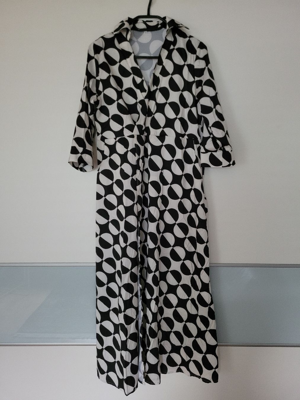 Vestiti: Sommerkleid lang, mit geometrischem Muster, Grösse M  – Usato da Büren NW venduto da nie_k6382 1