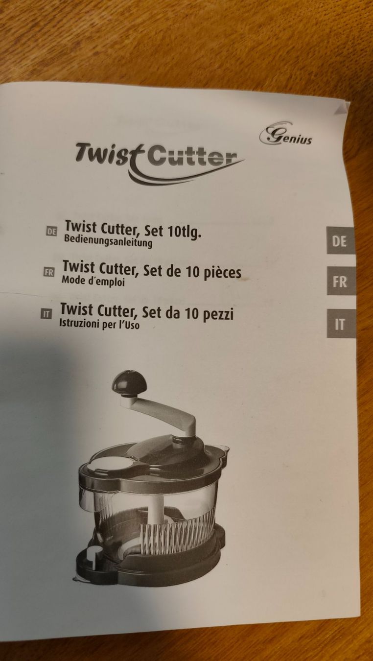 Elettrodomestici da cucina: Genius Twist Cutter NEU – Nuovo e nell'imballaggio originale da Widnau venduto da Eijuma 1