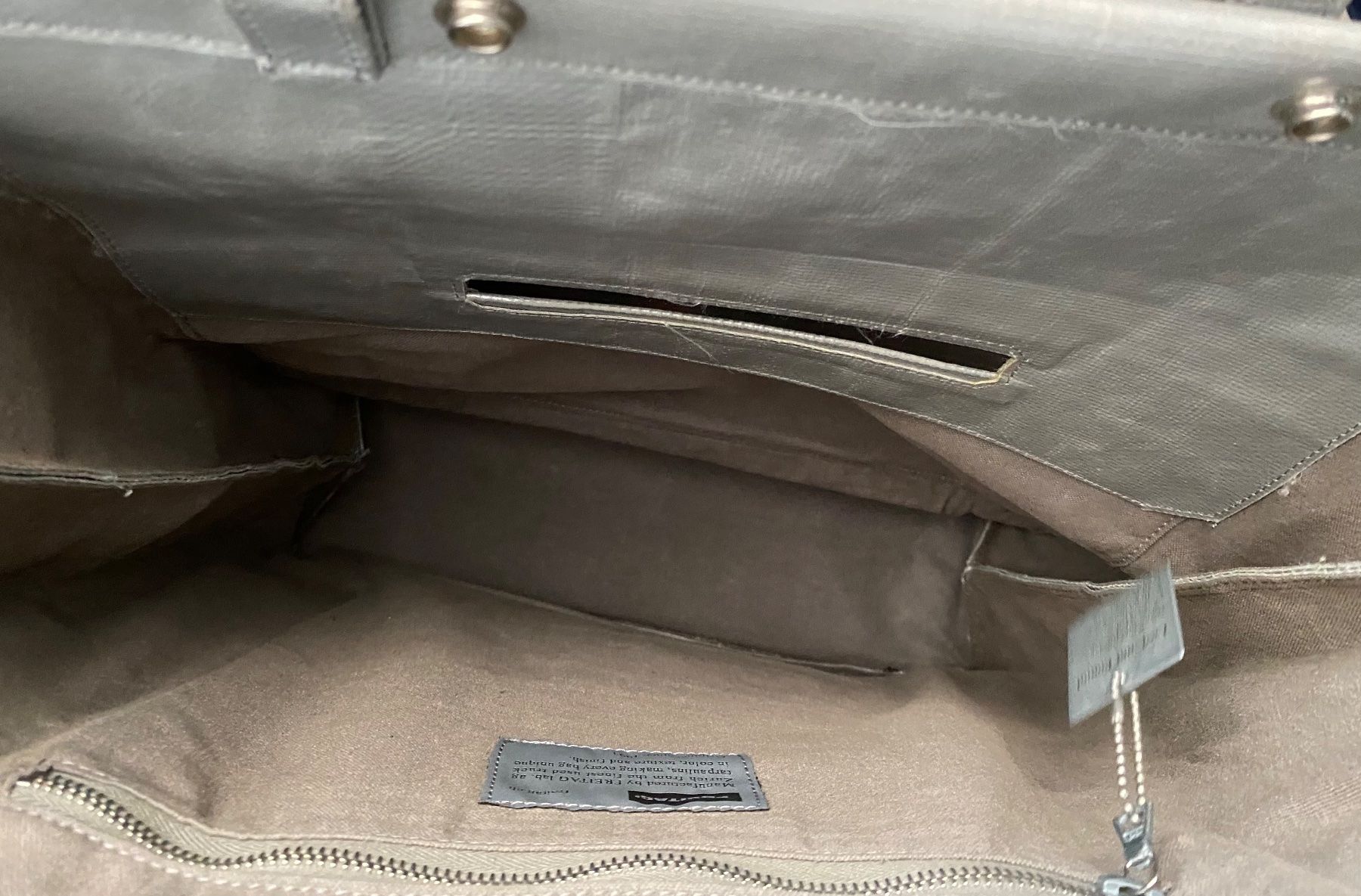 Freitag Taschen: FREITAG TASCHE Reference R514 SCHULTE grau/silber – Gebraucht aus Bern von Mimmo00 6