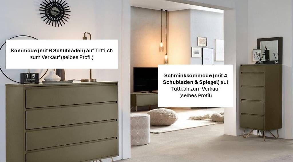 Cassettiere: Moderne Nordic Design-Kommode – Usato da Herrliberg venduto da puenk81 4