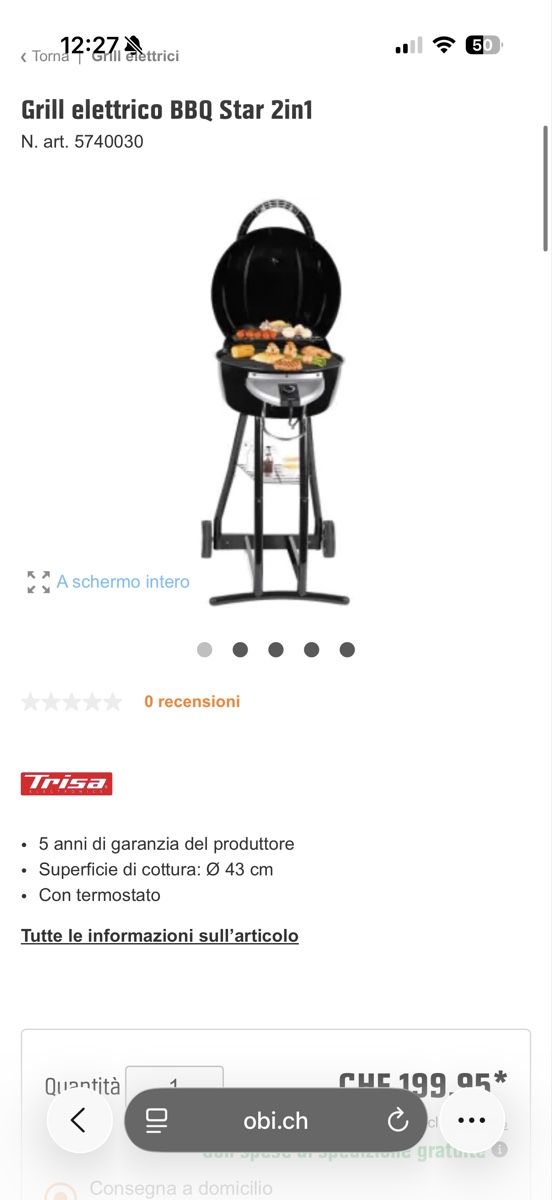 Grills: Grill elettrico BBQ Star 2in1 – Gebraucht aus Brig von mat_pjj9 2