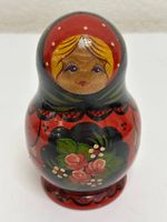 Vintage Russische Matrjoschka Holzpuppen handbemalt