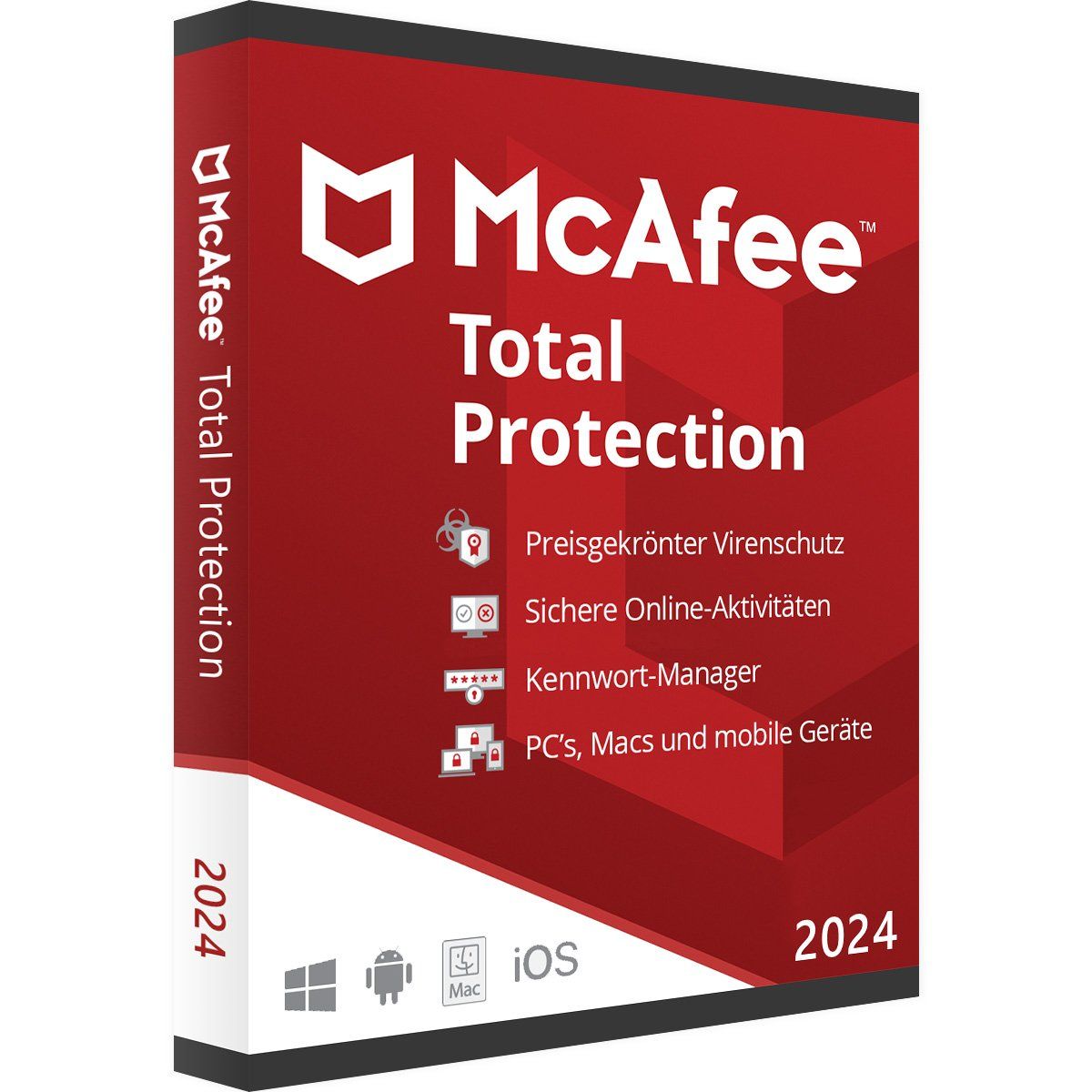 Mcafee Software: McAfee Total Protection 5D/2Y – Nuovo (secondo la descrizione) da Vaduz venduto da KeysDistributionGmbH