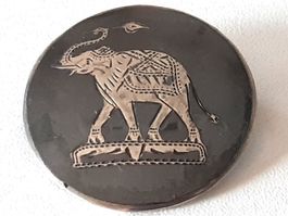Silberbrosche aus Laos - Broche du Laos en argent