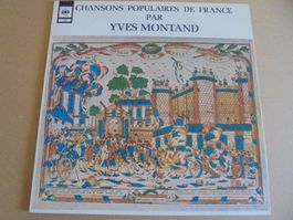 Yves MONTAND " Chansons populaires de France " LP France (EX