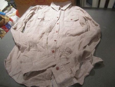Bluse Grösse S, Terranova, braun/beige